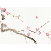 Панно Paul Montgomery Studio, коллекция Complete Collection, артикул Cherry Blossoms White