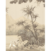 Американские обои Paul Montgomery Studio, коллекция Fine Painted Wallpapers, артикул Tropical Views