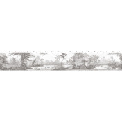 Американские обои Paul Montgomery Studio, коллекция Melange Series, артикул Tropical Views Grisaille