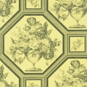 Английские обои The Royal Collection, коллекция Rosa Chinensis, артикул PQ010/06