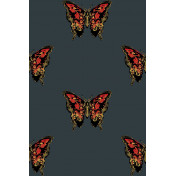 Английские обои Timorous Beasties, коллекция Studio, артикул EX/BFLY/4007/01