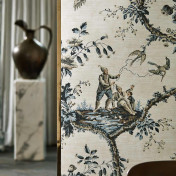 Английские обои Zoffany, коллекция Arcadian Thames, артикул 313049: премиальные дизайнерские обои для стильного интерьера