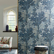 Английские обои Zoffany, коллекция Arcadian Thames, артикул 313052: премиальные дизайнерские обои для стильного интерьера Английские обои Zoffany, коллекция Arcadian Thames, артикул 313052: премиальные дизайнерские обои для стильного интерьера