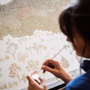 Английские обои Zoffany, коллекция Indienne, артикул 313123: премиальные дизайнерские обои для стильного интерьера Английские обои Zoffany, коллекция Indienne, артикул 313123: премиальные дизайнерские обои для стильного интерьера