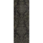 Французские обои Zuber, коллекция Broderies, артикул 484/Noir/Serti or Pale