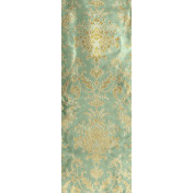Французские обои Zuber, коллекция Broderies, артикул 540/Arctique/Vert et or Pale