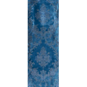 Французские обои Zuber, коллекция Broderies, артикул 540/Bleu/Serti Bronze