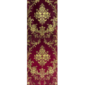 Французские обои Zuber, коллекция Broderies, артикул 540/Bourgogne/Or Pale