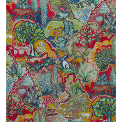 Английская ткань Andrew Martin, коллекция Folklore, артикул Forest/Multi Английская ткань Andrew Martin, коллекция Folklore, артикул Forest/Multi