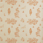 Английская ткань Andrew Martin, коллекция The Kit Kemp, артикул Friendly Folk/Melon Orange