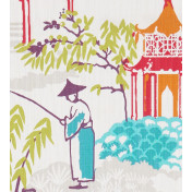 Английская ткань Clarke & Clarke, коллекция Oriental Garden, артикул F1290/05