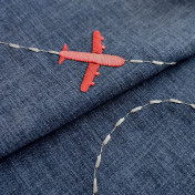 Бельгийская ткань Daylight, коллекция Ternura, артикул Aviator/Navy Бельгийская ткань Daylight, коллекция Ternura, артикул Aviator/Navy