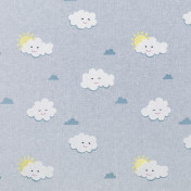 Бельгийская ткань Daylight, коллекция Ternura, артикул Nuvem/Aqua