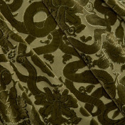 Английская ткань House Of Hackney, коллекция Anaconda Velvet, артикул 1-FA-ANC-VE-OLI-XXX-XXX