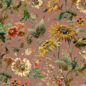 Английская ткань House Of Hackney, коллекция Avalon Cotton Linen, артикул 1-FA-AVA-CL-PNK-XXX-XXX