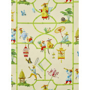 Французская ткань Pierre Frey, коллекция Les singes savants, артикул F3604001