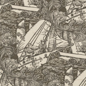 Американская ткань Ralph Lauren, коллекция Artiste de la Mer, артикул FRL150/01