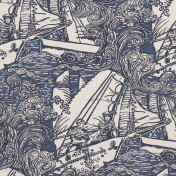 Американская ткань Ralph Lauren, коллекция Artiste de la Mer, артикул FRL150/02