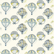 Английская ткань Sanderson, коллекция Beautiful Balloons Embroideries, артикул 232297