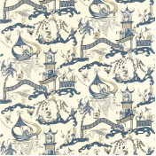 Английская ткань Sanderson, коллекция Vintage, артикул DVIPPA202