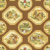 Американская ткань Thibaut, коллекция Castle Pine, артикул F96302