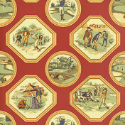 Американская ткань Thibaut, коллекция Castle Pine, артикул F96303