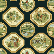 Американская ткань Thibaut, коллекция Castle Pine, артикул F96305