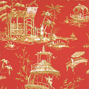 Американская ткань Thibaut, коллекция Tea House, артикул F95302