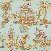 Американская ткань Thibaut, коллекция Tea House, артикул F95307