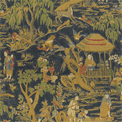 Американская ткань Thibaut, коллекция Tea House, артикул F95327