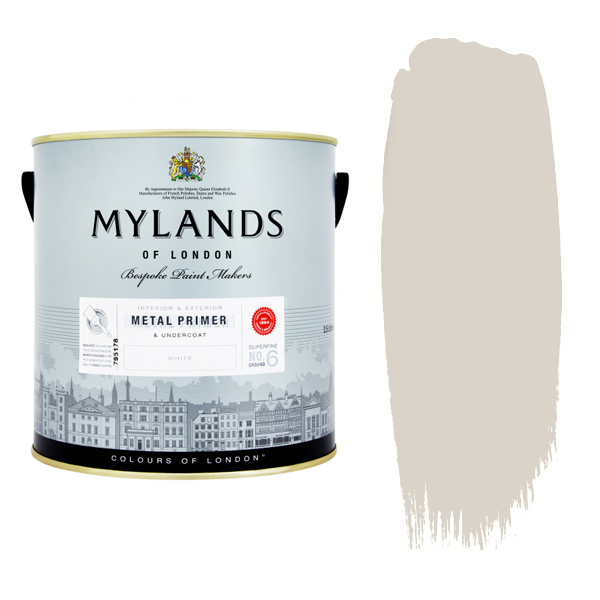 Английская краска Mylands, цвет 77 silver bit