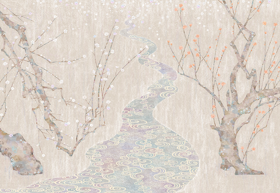 Панно Affresco, коллекция Фрески и фотообои, артикул ID136123: премиальные дизайнерские обои для стильного интерьера Панно Affresco, коллекция Фрески и фотообои, артикул ID136123: премиальные дизайнерские обои для стильного интерьера