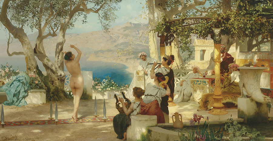 Панно Affresco, коллекция Фрески и фотообои, артикул ID136448: премиальные дизайнерские обои для стильного интерьера Панно Affresco, коллекция Фрески и фотообои, артикул ID136448: премиальные дизайнерские обои для стильного интерьера