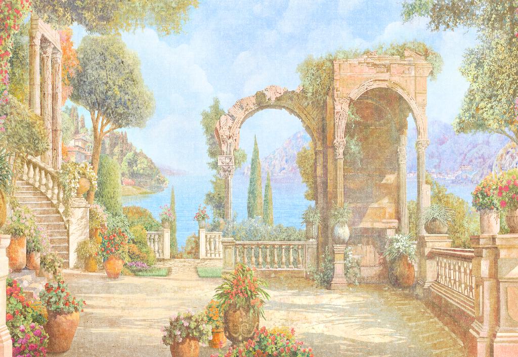 Панно Affresco, коллекция Фрески и фотообои, артикул ID135720: премиальные дизайнерские обои для стильного интерьера Панно Affresco, коллекция Фрески и фотообои, артикул ID135720: премиальные дизайнерские обои для стильного интерьера