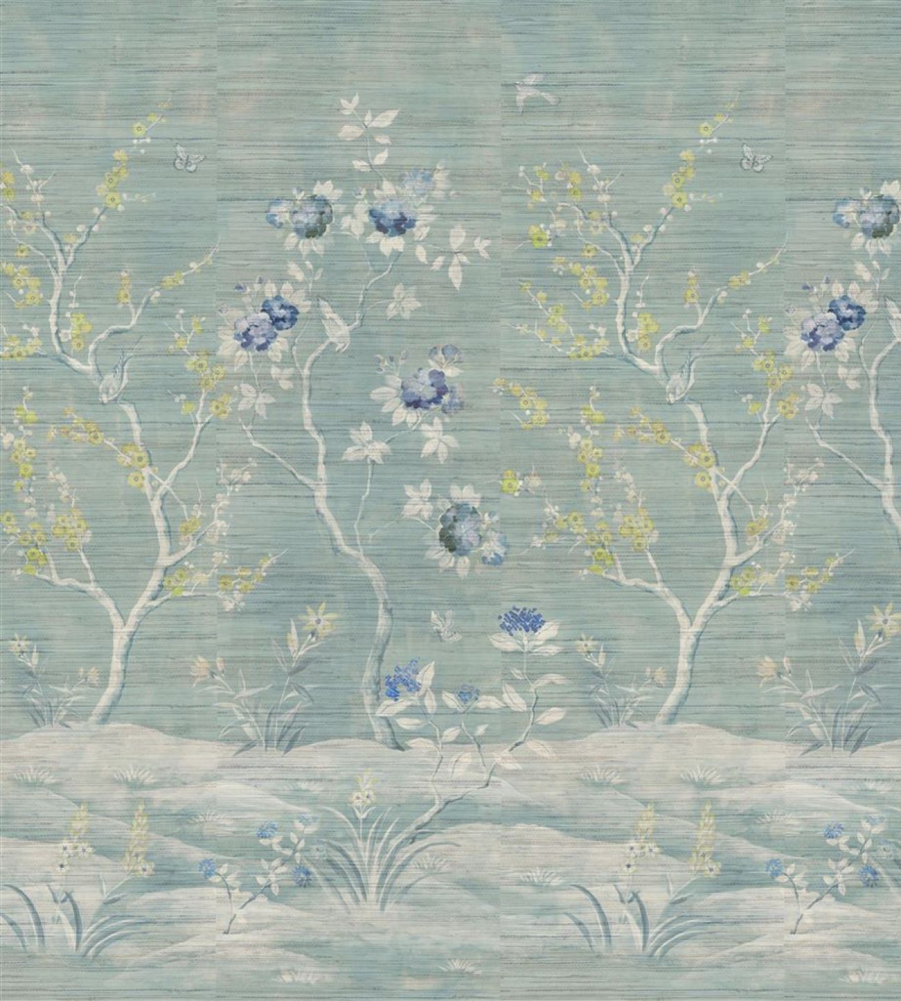 Scene collection. Панно Designers Guild Scences and Murals II pcl7033/02. English Country Scenes collection the River Porcelain.