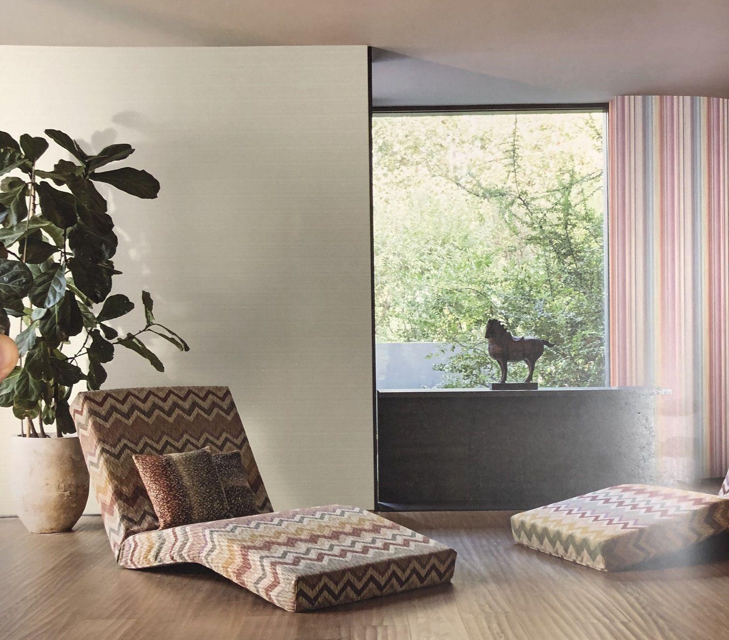 Обои missoni home 3 в интерьере