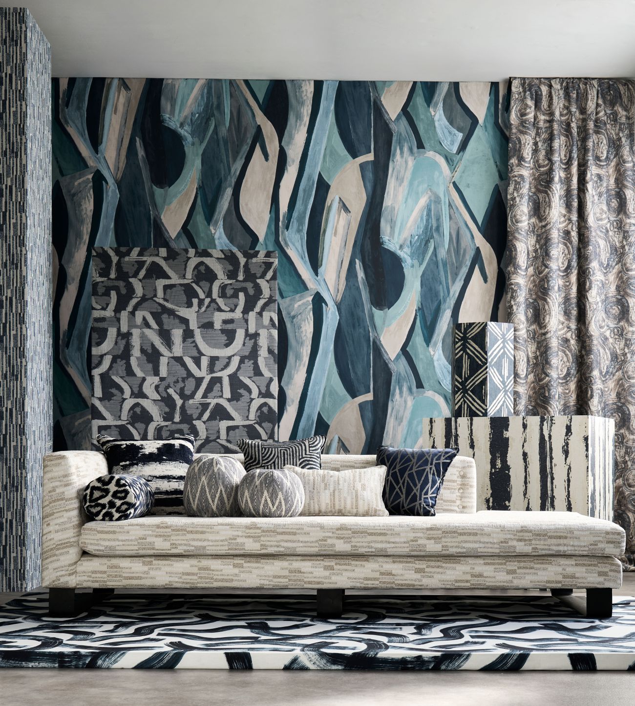 Английская ткань Clarke & Clarke, коллекция Metropolitan, артикул F1767/02 Английская ткань Clarke & Clarke, коллекция Metropolitan, артикул F1767/02