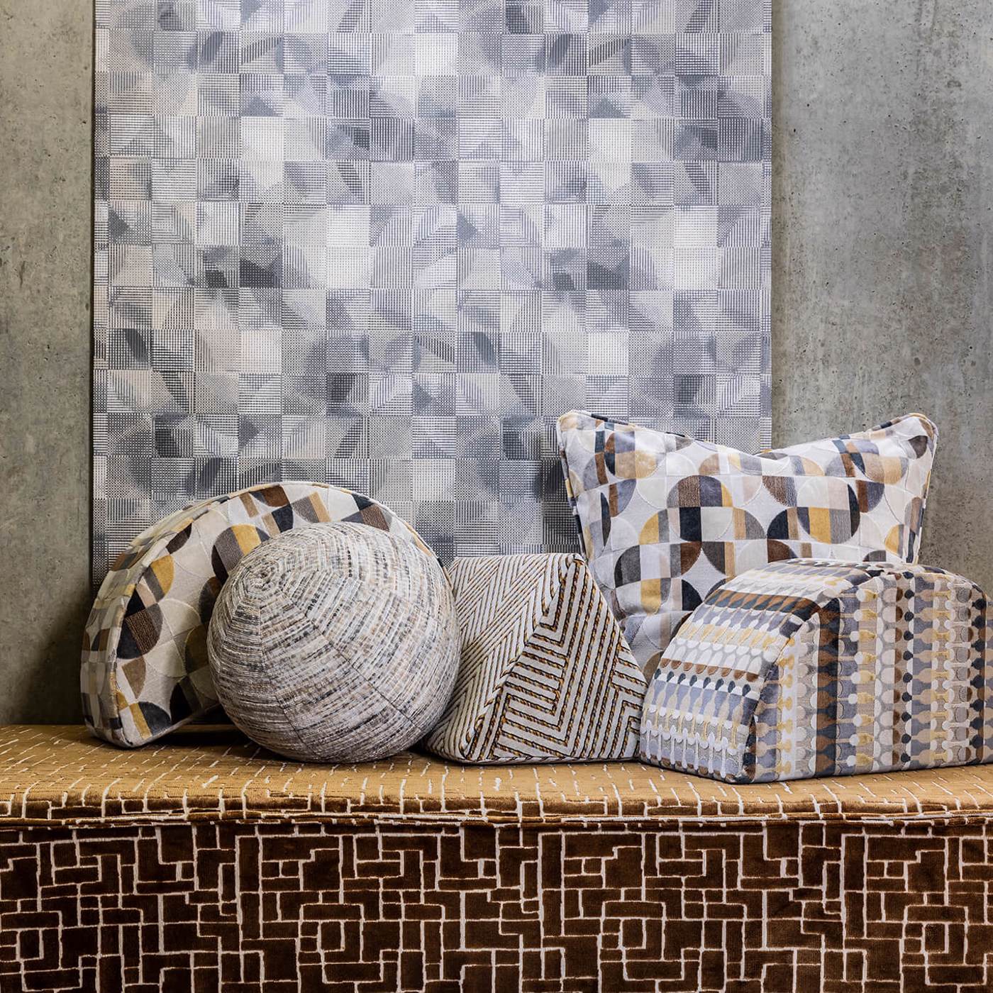 Английская ткань Clarke & Clarke, коллекция Urban, артикул F1684/01 Английская ткань Clarke & Clarke, коллекция Urban, артикул F1684/01