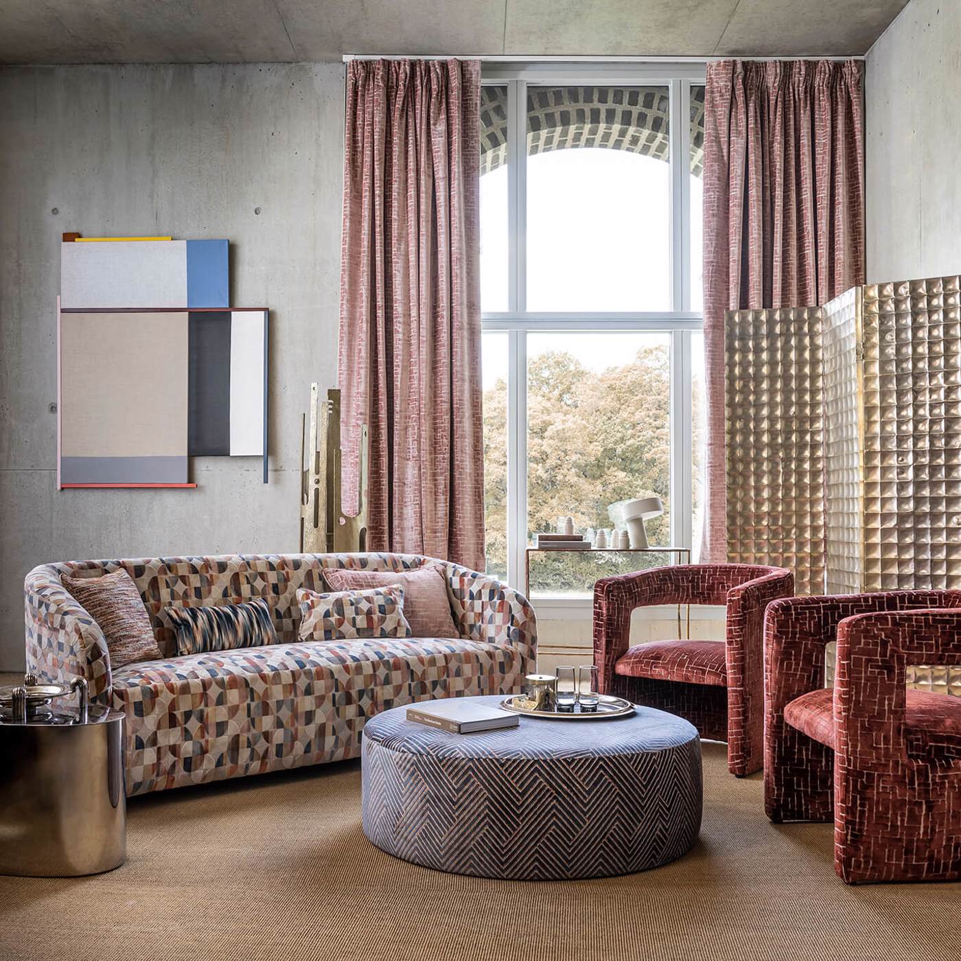 Английская ткань Clarke & Clarke, коллекция Urban, артикул F1685/06 Английская ткань Clarke & Clarke, коллекция Urban, артикул F1685/06