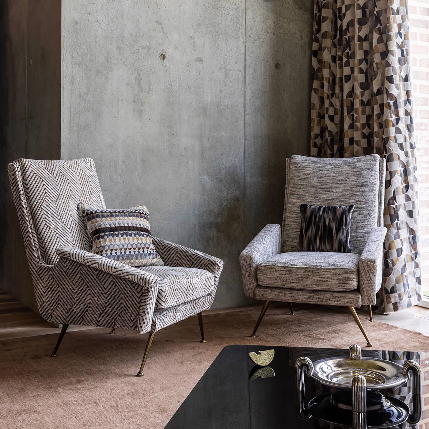 Английская ткань Clarke & Clarke, коллекция Urban, артикул F1686/04 Английская ткань Clarke & Clarke, коллекция Urban, артикул F1686/04