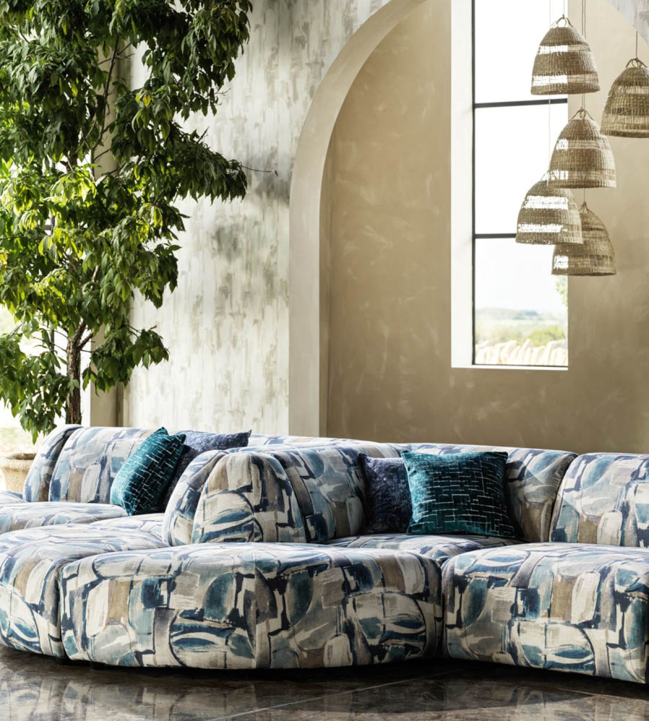 Английская ткань Clarke & Clarke, коллекция Vivido, артикул F1694/02 Английская ткань Clarke & Clarke, коллекция Vivido, артикул F1694/02