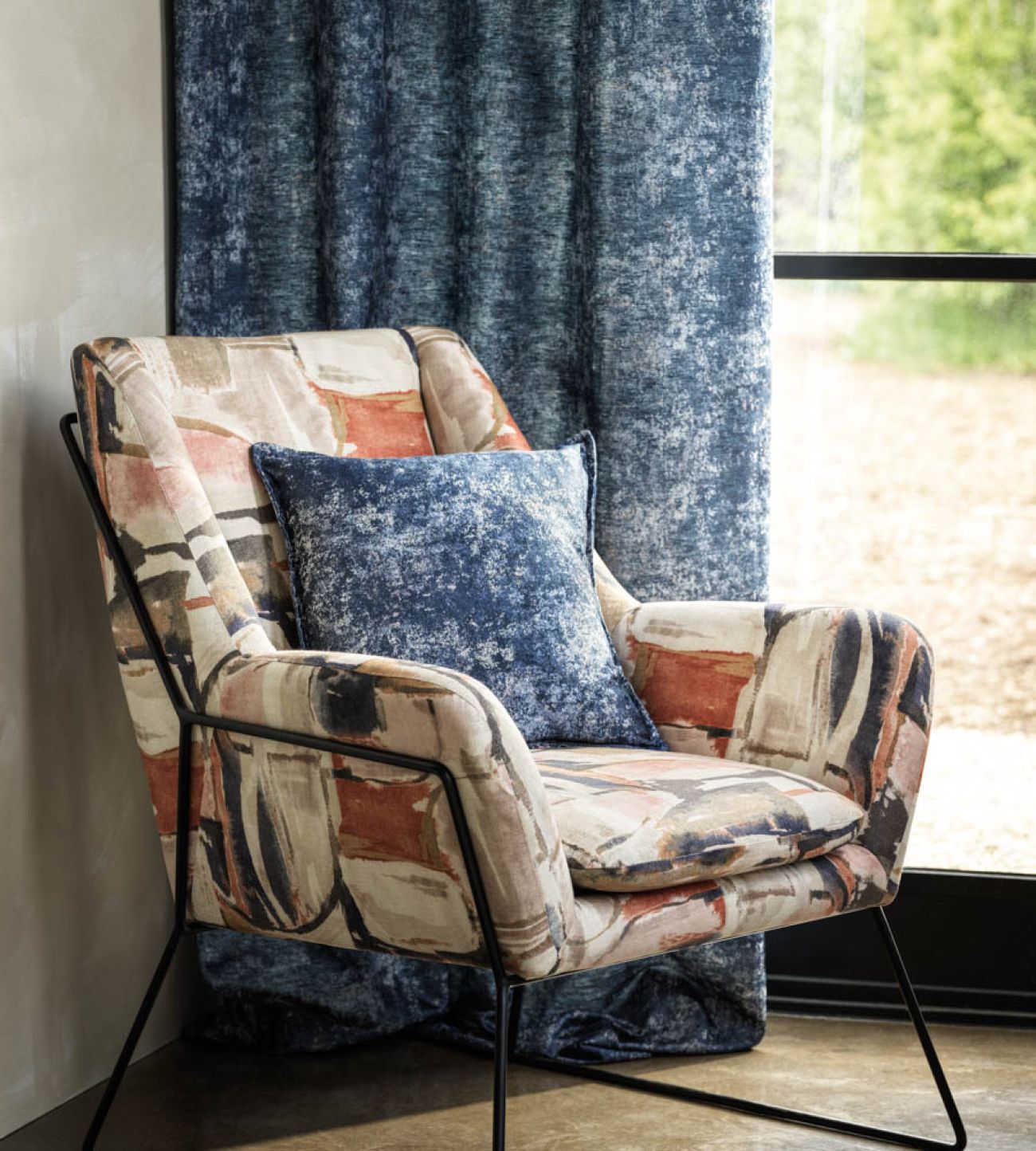 Английская ткань Clarke & Clarke, коллекция Vivido, артикул F1694/04 Английская ткань Clarke & Clarke, коллекция Vivido, артикул F1694/04