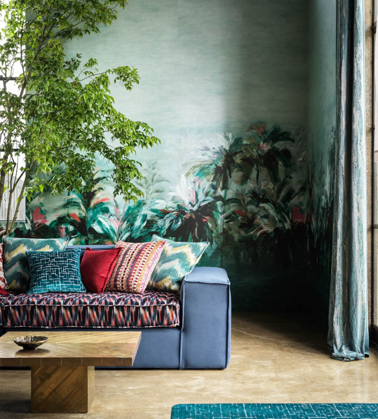 Английская ткань Clarke & Clarke, коллекция Vivido, артикул F1698/05 Английская ткань Clarke & Clarke, коллекция Vivido, артикул F1698/05