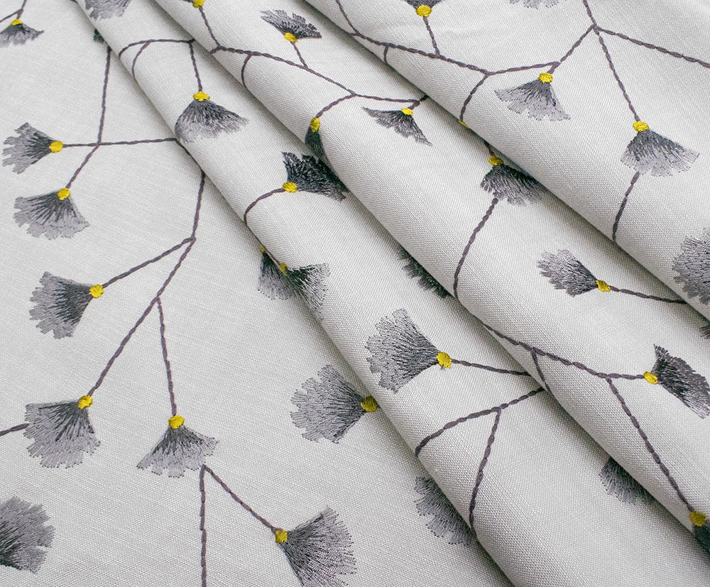 Американская ткань Dana Panorama, коллекция Daisy/Rio morning, артикул Daisy/Gray Американская ткань Dana Panorama, коллекция Daisy/Rio morning, артикул Daisy/Gray