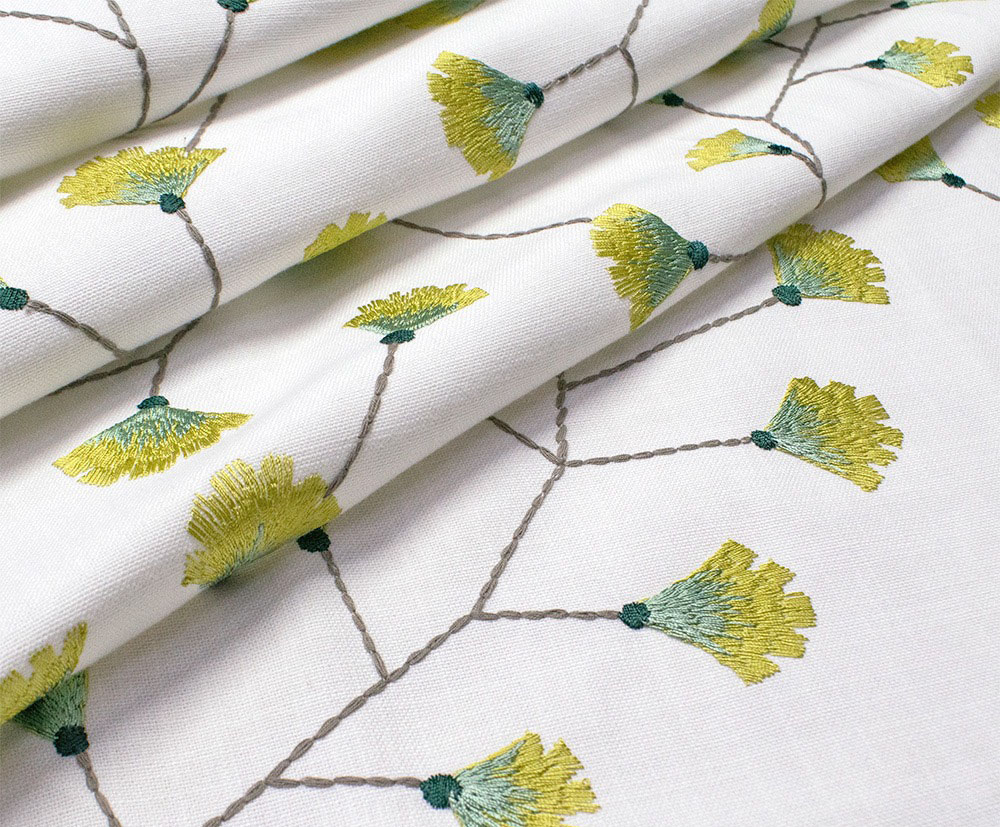 Американская ткань Dana Panorama, коллекция Daisy/Rio morning, артикул Daisy/Lime