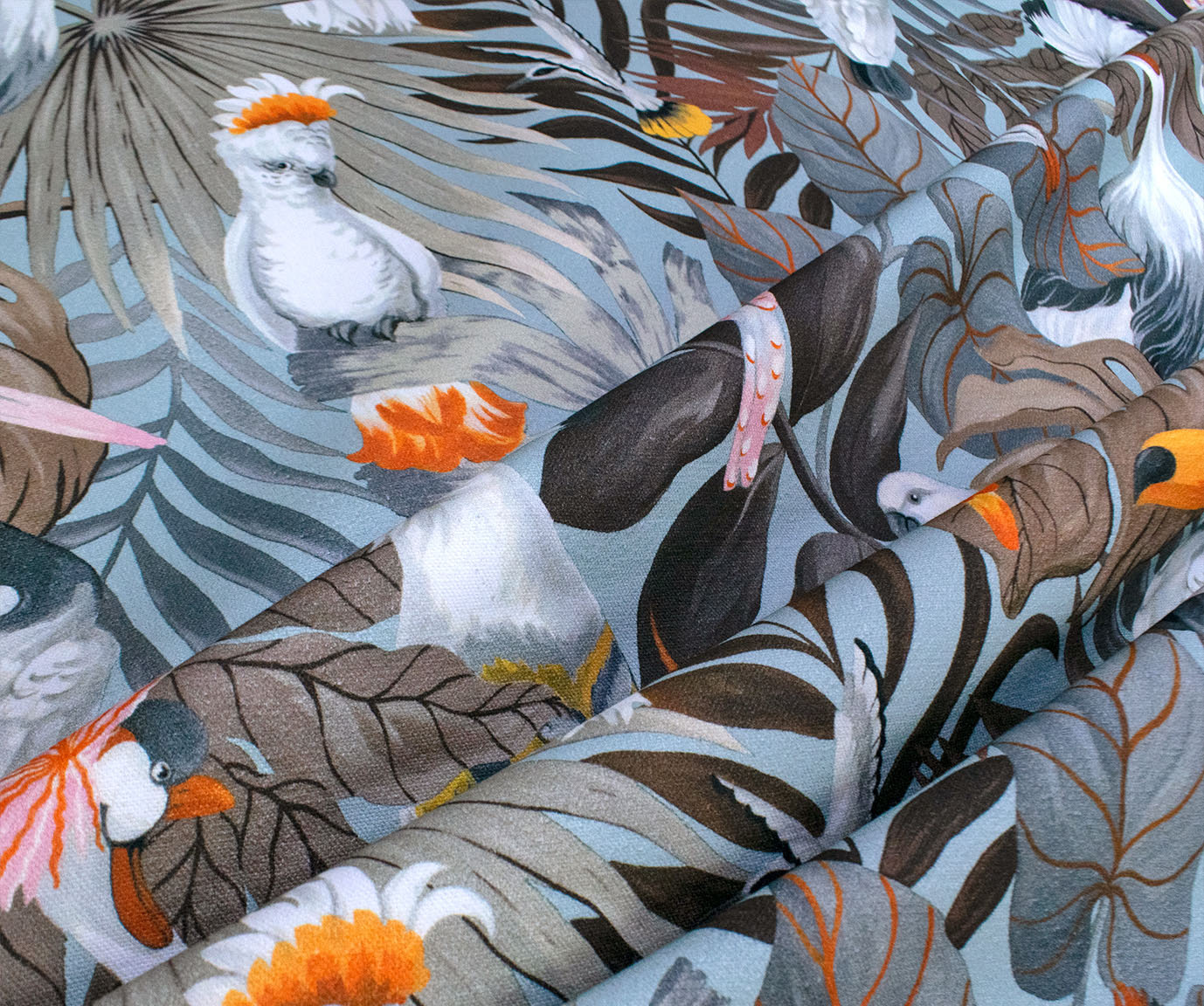 Американская ткань Dana Panorama, коллекция Daisy/Rio morning, артикул Jungle News Американская ткань Dana Panorama, коллекция Daisy/Rio morning, артикул Jungle News