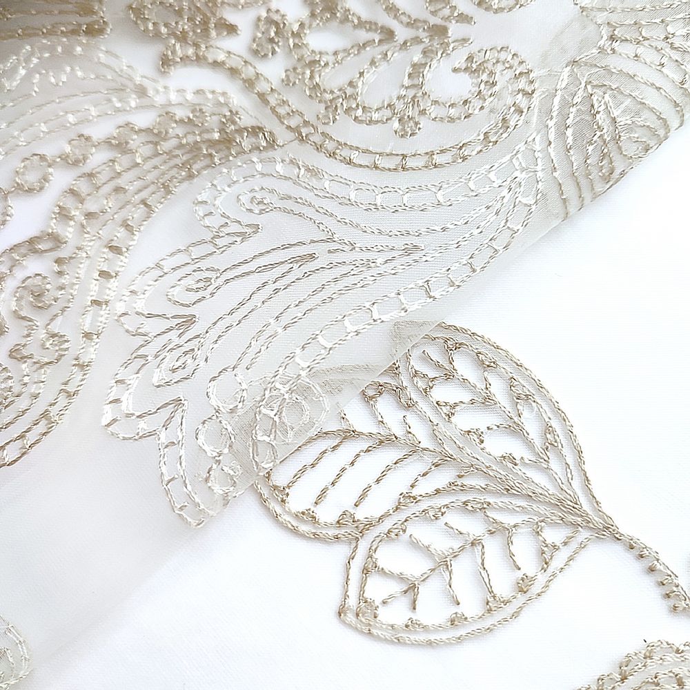 Бельгийская ткань Daylight, коллекция Bogatell, артикул Fatima/Cream Бельгийская ткань Daylight, коллекция Bogatell, артикул Fatima/Cream