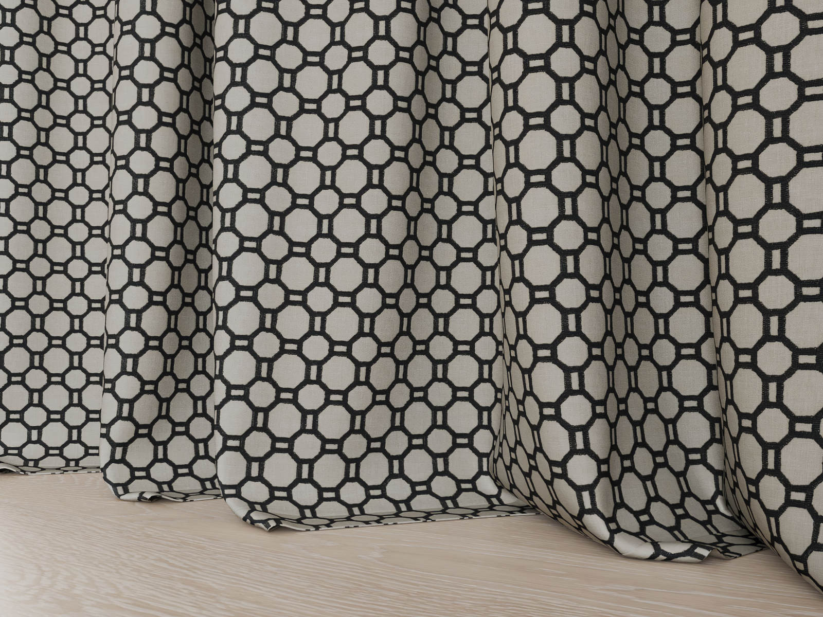 Бельгийская ткань Daylight, коллекция Korso, артикул Kiffa/Carbon