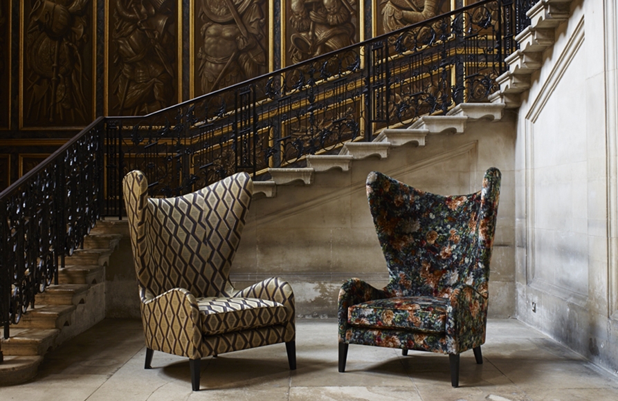 Английская ткань GP & J Baker, коллекция Royal Gardens, артикул BF10651/1 Английская ткань GP & J Baker, коллекция Royal Gardens, артикул BF10651/1