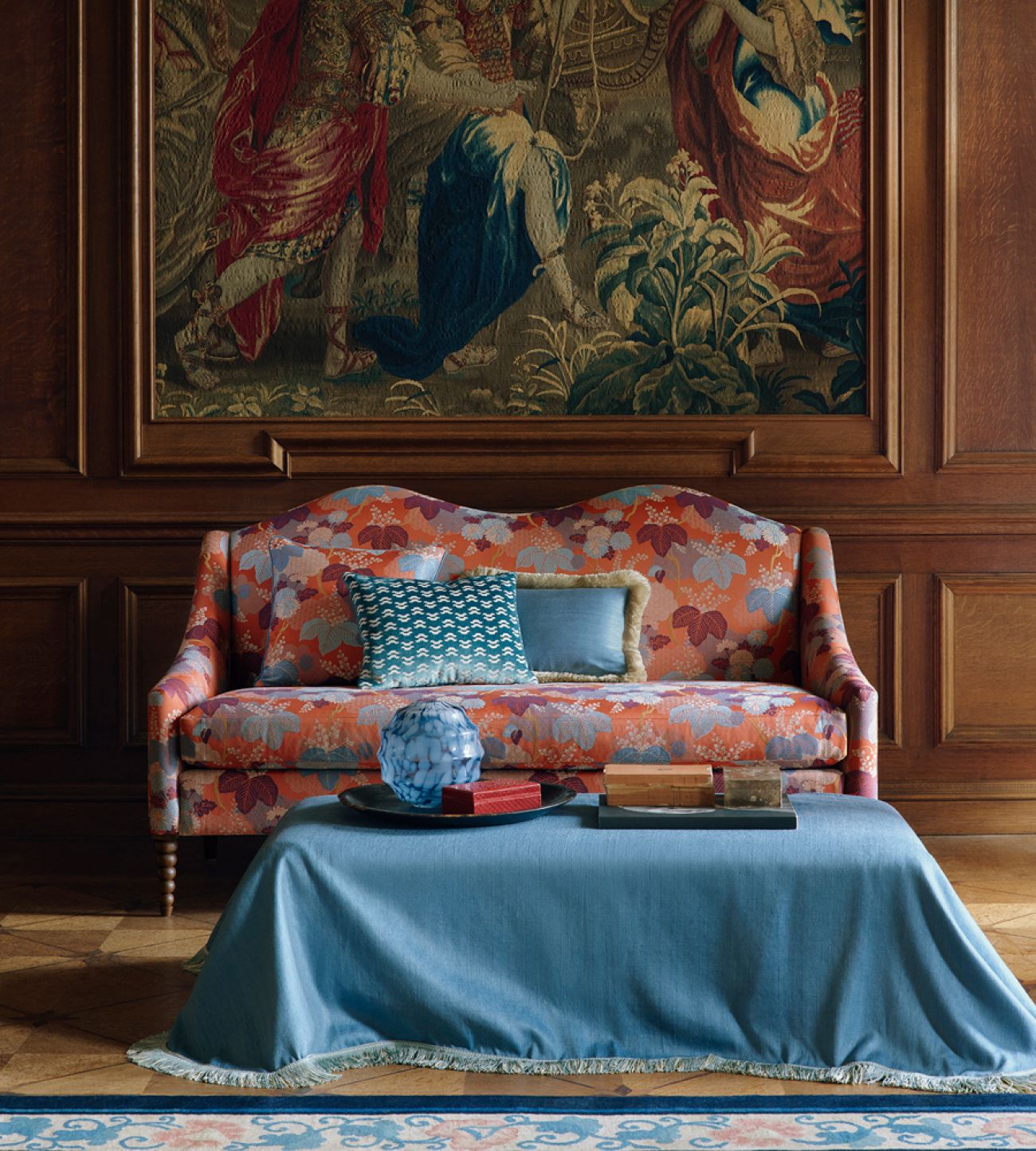 Французская ткань Manuel Canovas, коллекция Ondine, артикул M4141/03 Французская ткань Manuel Canovas, коллекция Ondine, артикул M4141/03